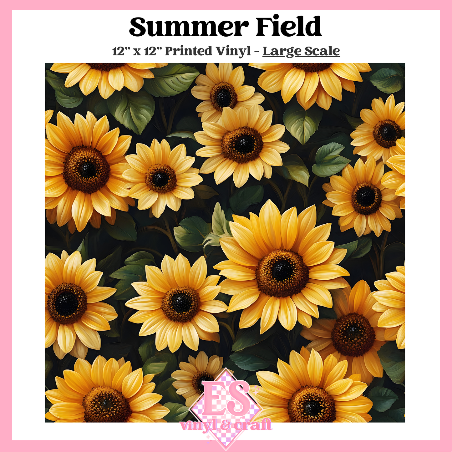 Summer Field - Small or Large Scale Options - 12" x 12" Sheet image 2