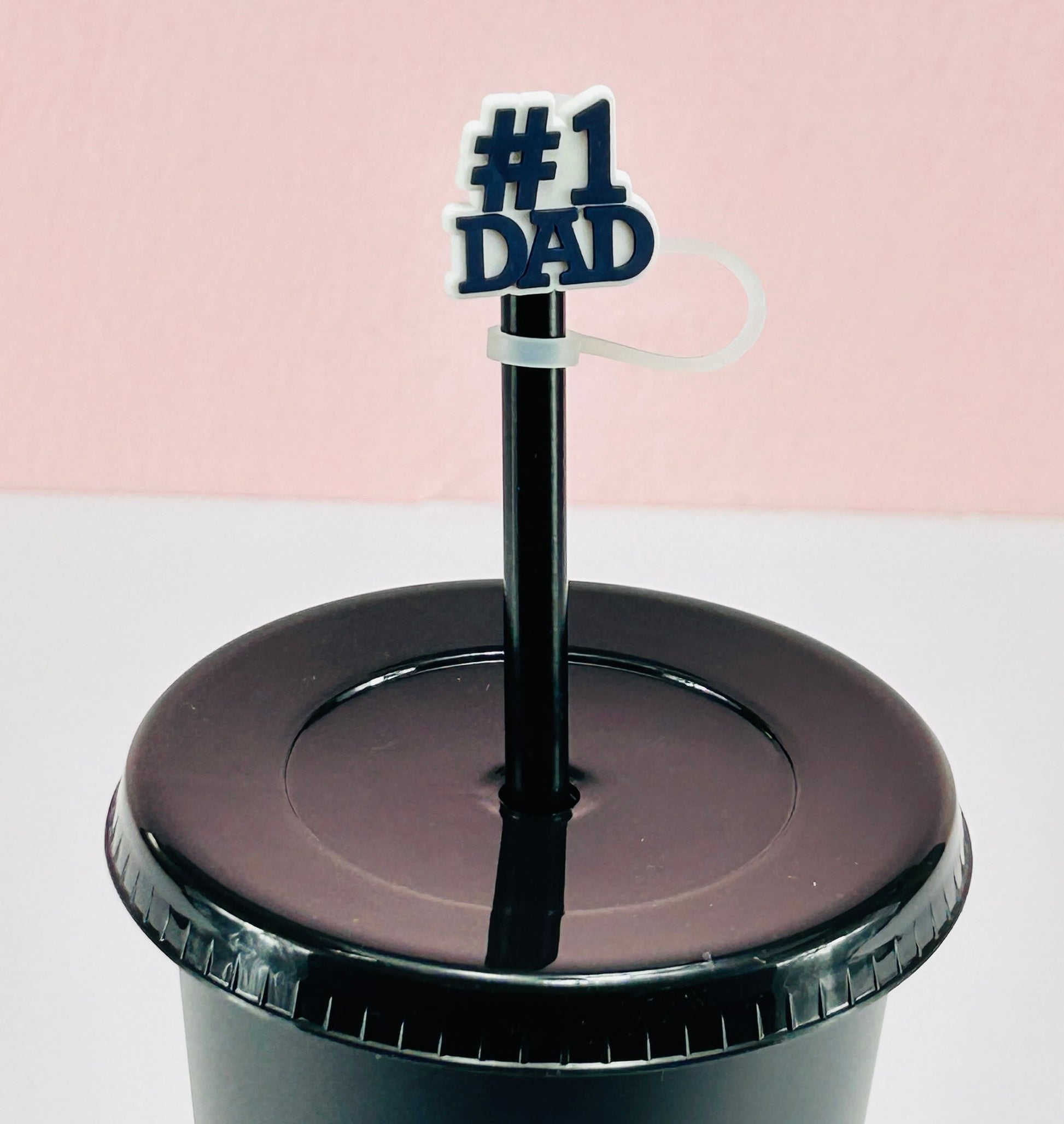 # 1 Dad - Straw Topper image 0