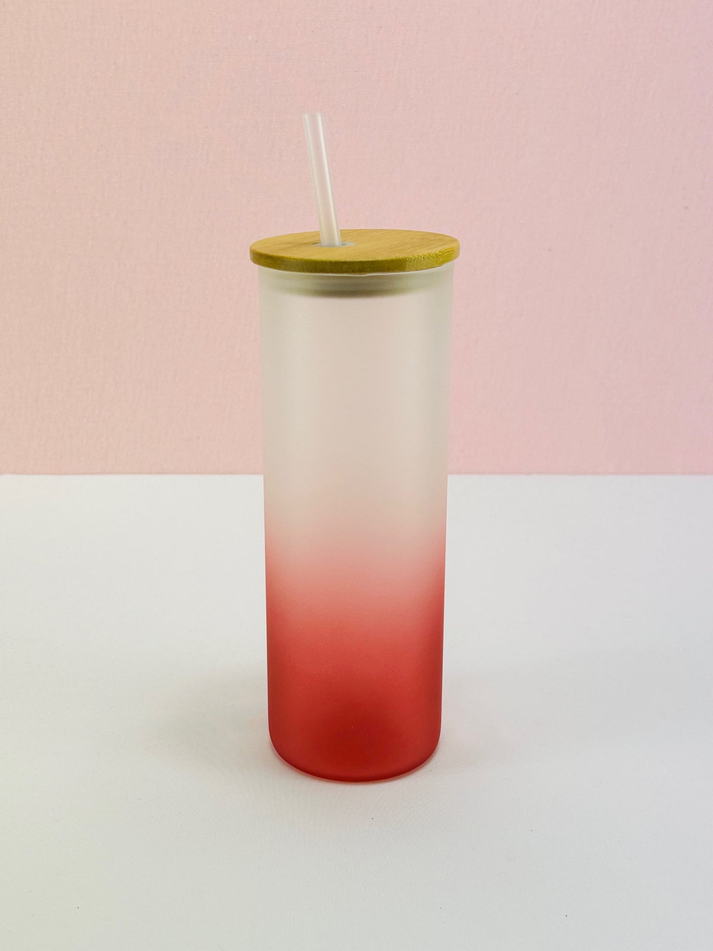 25oz Frosted Ombre Sublimation Glass image 8