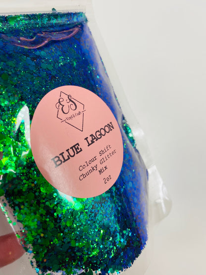 Blue Lagoon - Colour Shift Chunky Glitter Mix image 2
