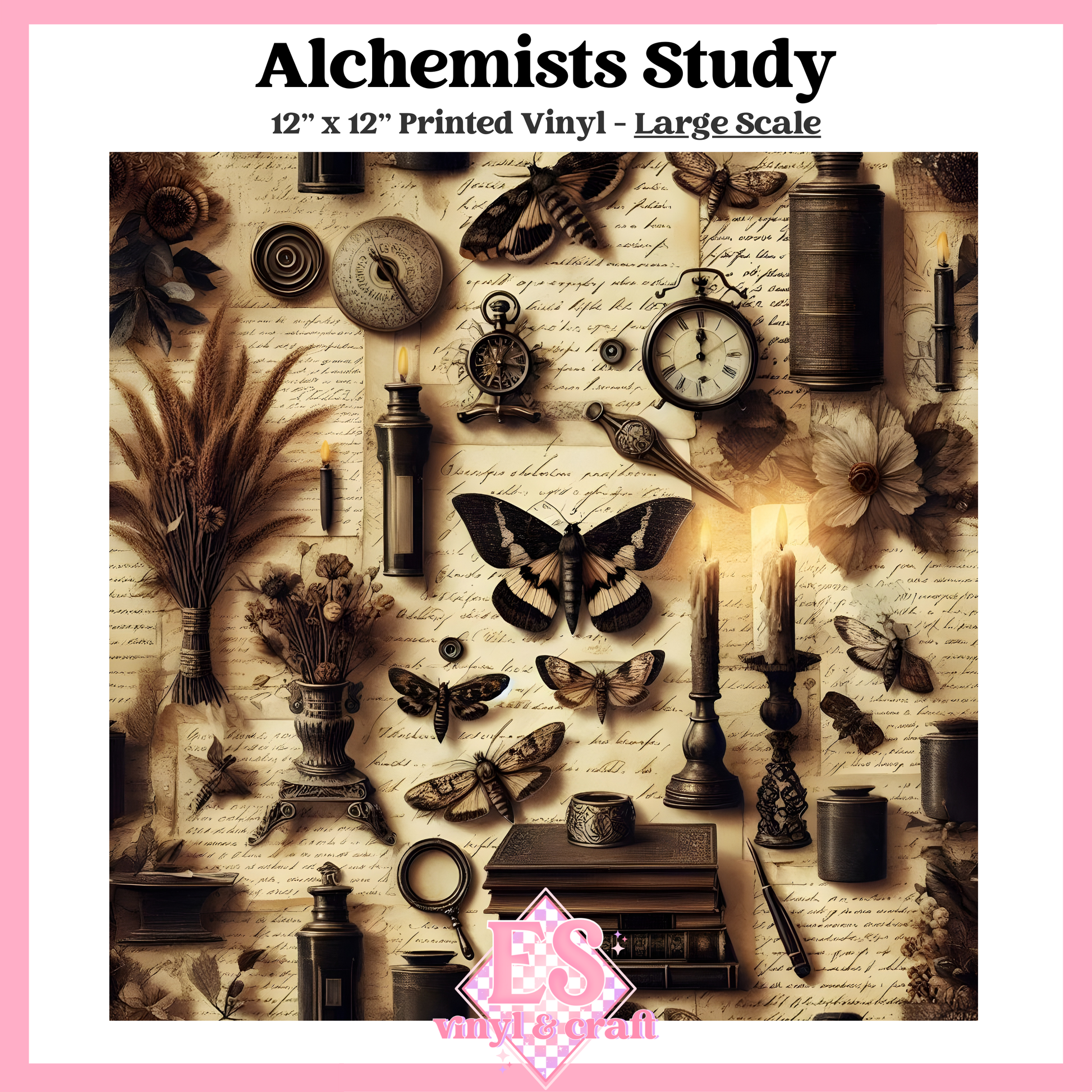 Alchemists Study - Small or Large Scale Options - 12" x 12" Sheet image 2