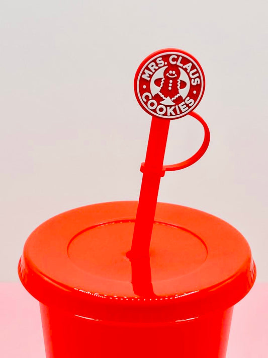 Straw Topper - Mrs Clause Cookies image 0