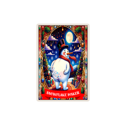 Christmas Tarot Card Decals - Glossy White Self Adhesive Vinyl image 13
