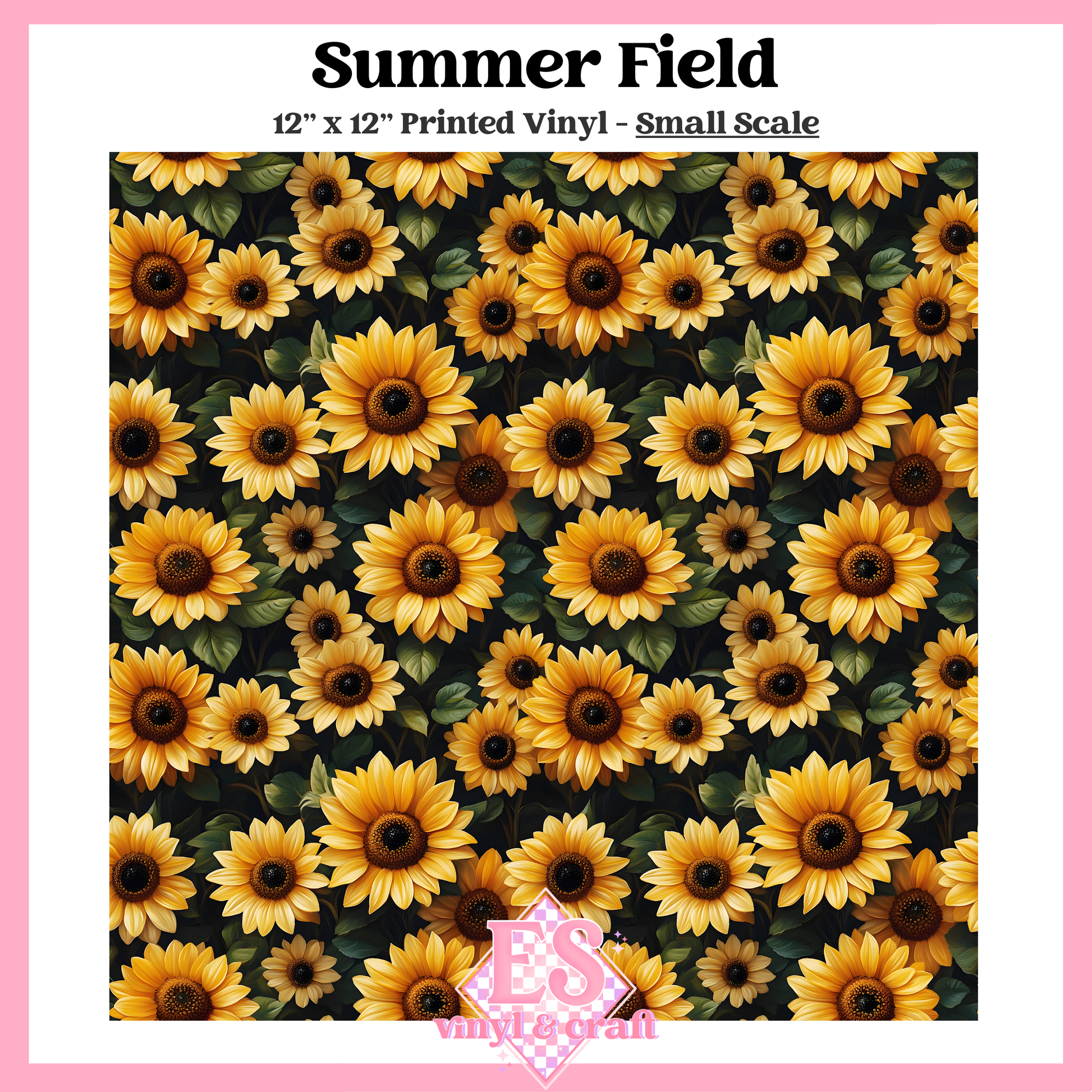 Summer Field - Small or Large Scale Options - 12" x 12" Sheet image 1