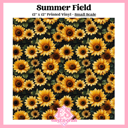 Summer Field - Small or Large Scale Options - 12" x 12" Sheet image 1