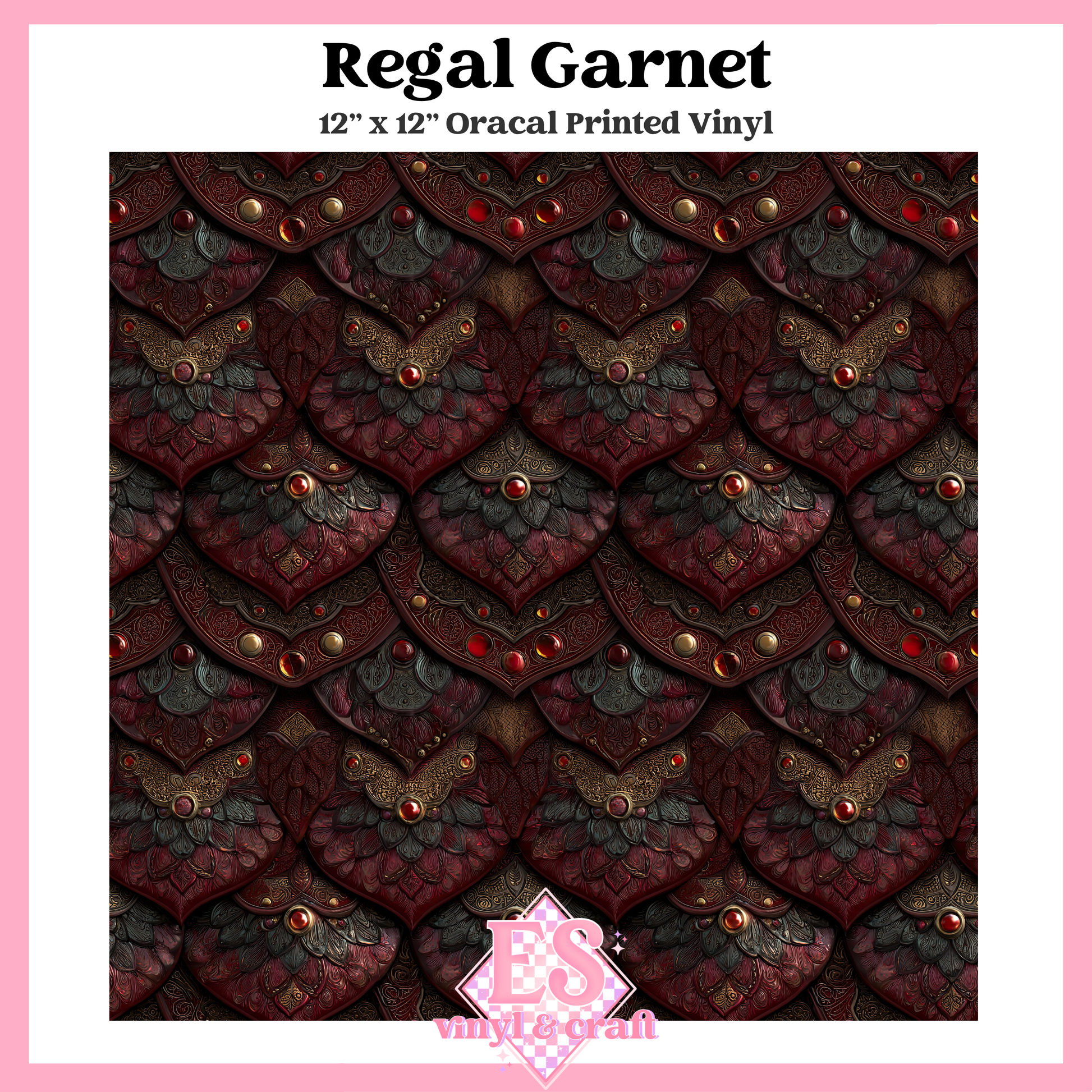 Gemstone Dragon Scale Collection - 12" x 12" Sheet (14 Different De image 9