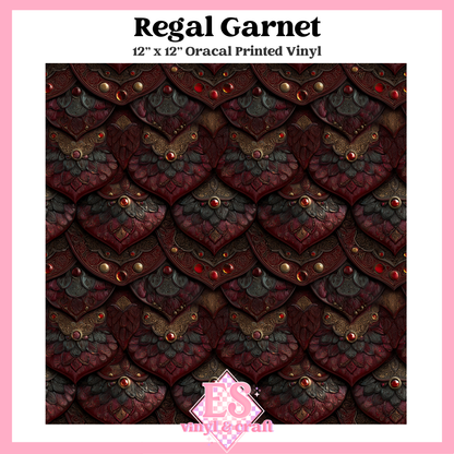 Gemstone Dragon Scale Collection - 12" x 12" Sheet (14 Different De image 9
