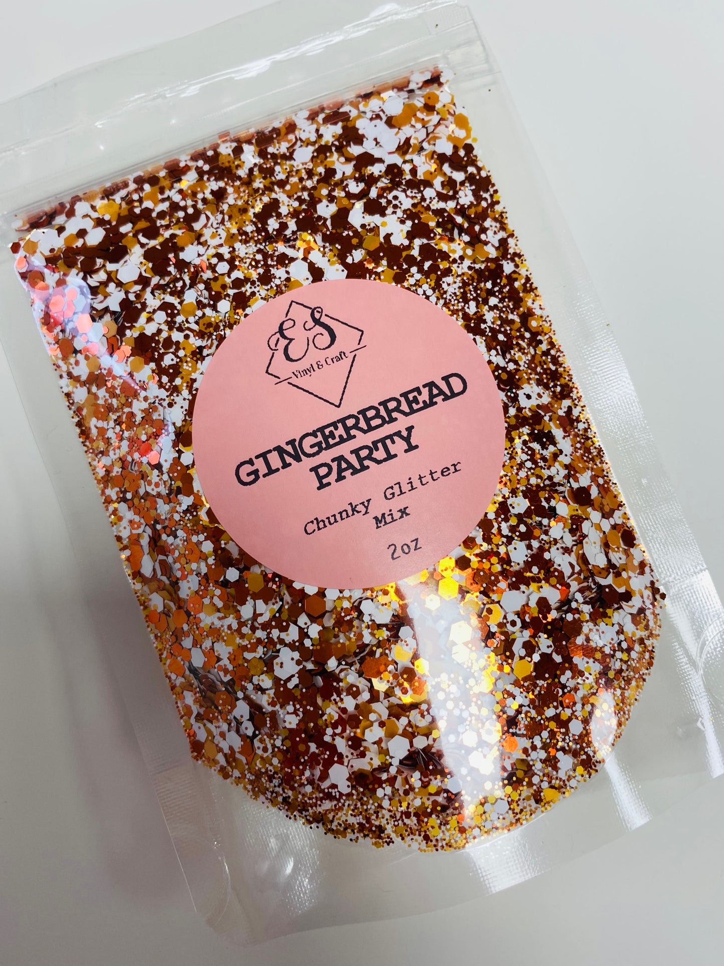 Gingerbread Party - Chunky Glitter Mix image 0