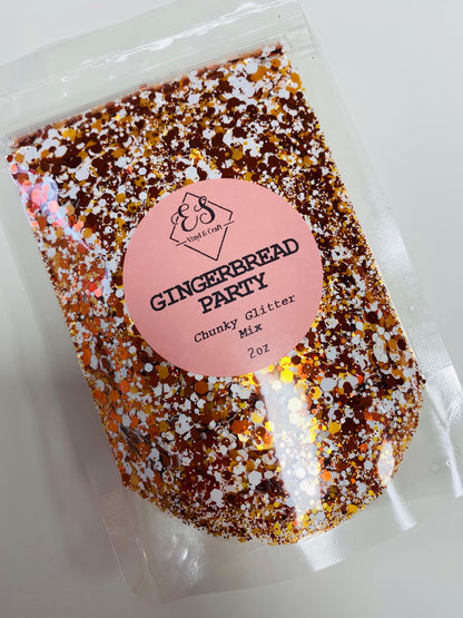 Gingerbread Party - Chunky Glitter Mix image 0