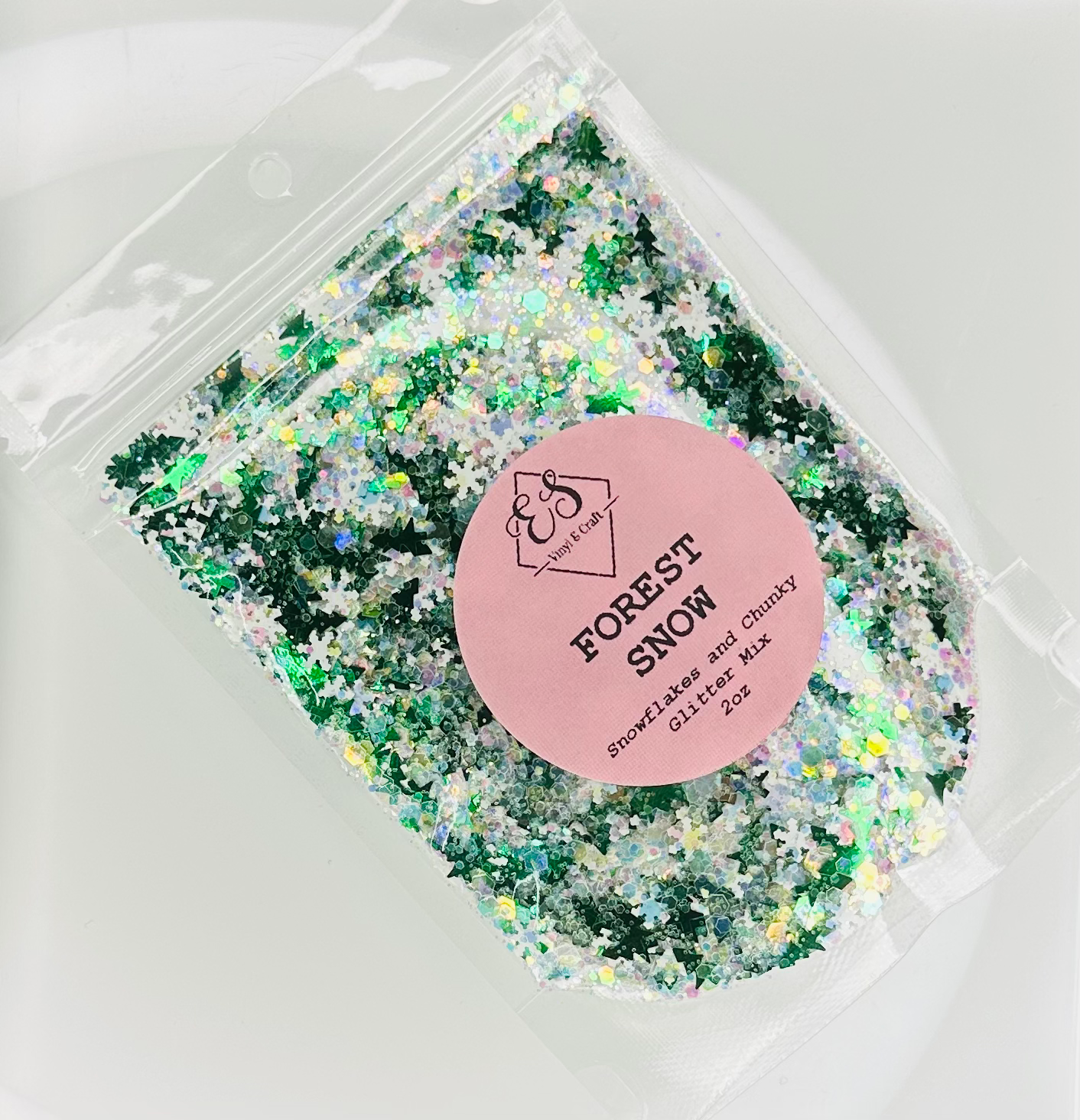 Forest Snow - Chunky Glitter Mix image 0