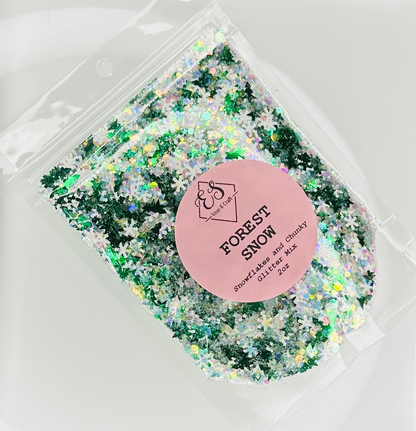 Forest Snow - Chunky Glitter Mix image 0