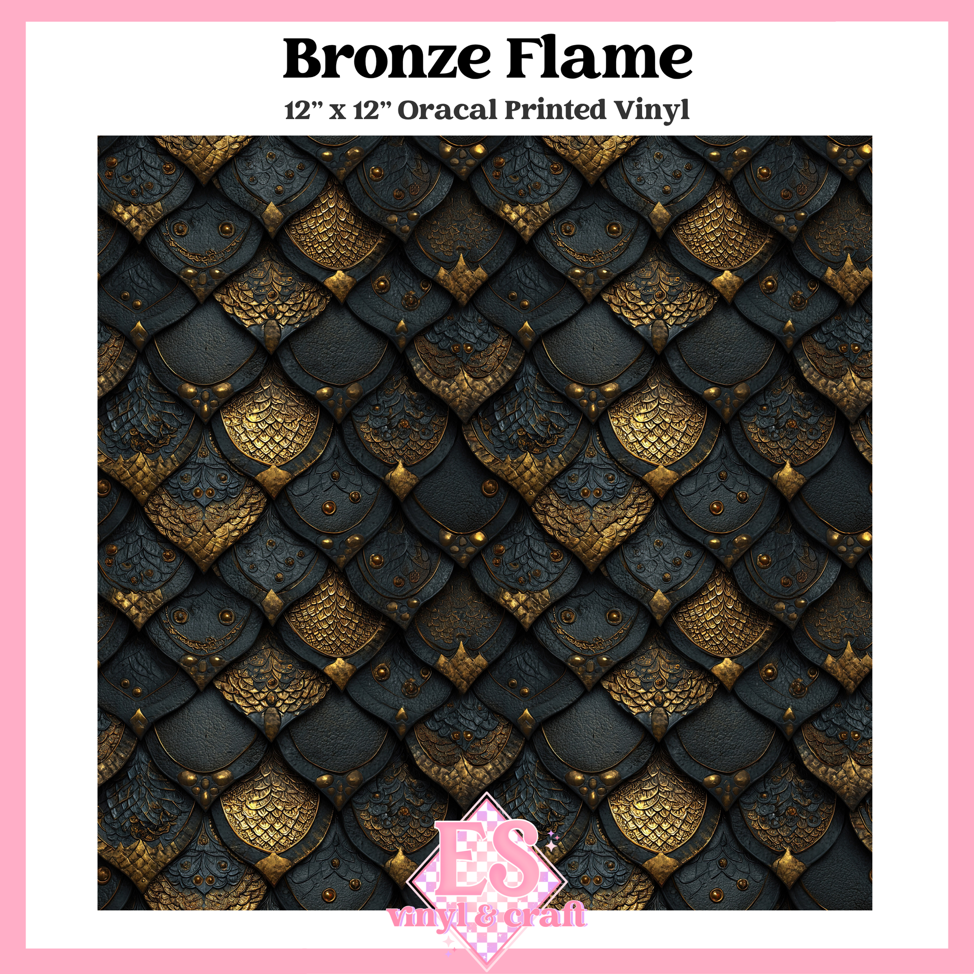 Prismatic Dragon Scale Collection - 12" x 12" Sheet (14 Different De image 13