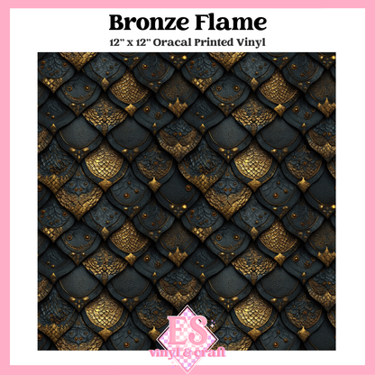 Prismatic Dragon Scale Collection - 12" x 12" Sheet (14 Different De image 13