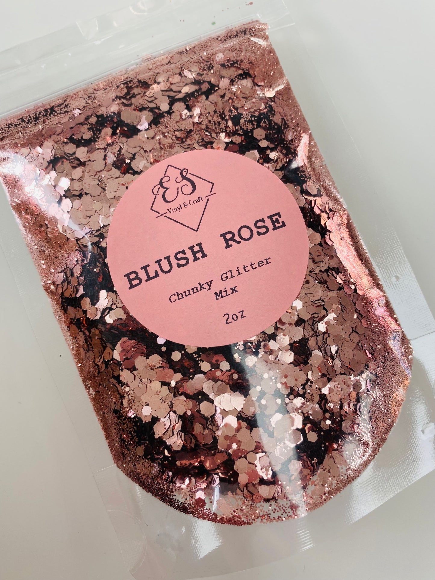 Blush Rose - Chunky Glitter Mix image 0