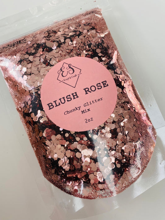 Blush Rose - Chunky Glitter Mix image 0