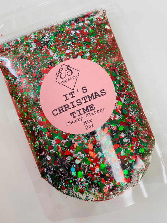 It's Christmas Time - Chunky Glitter Mix image 0
