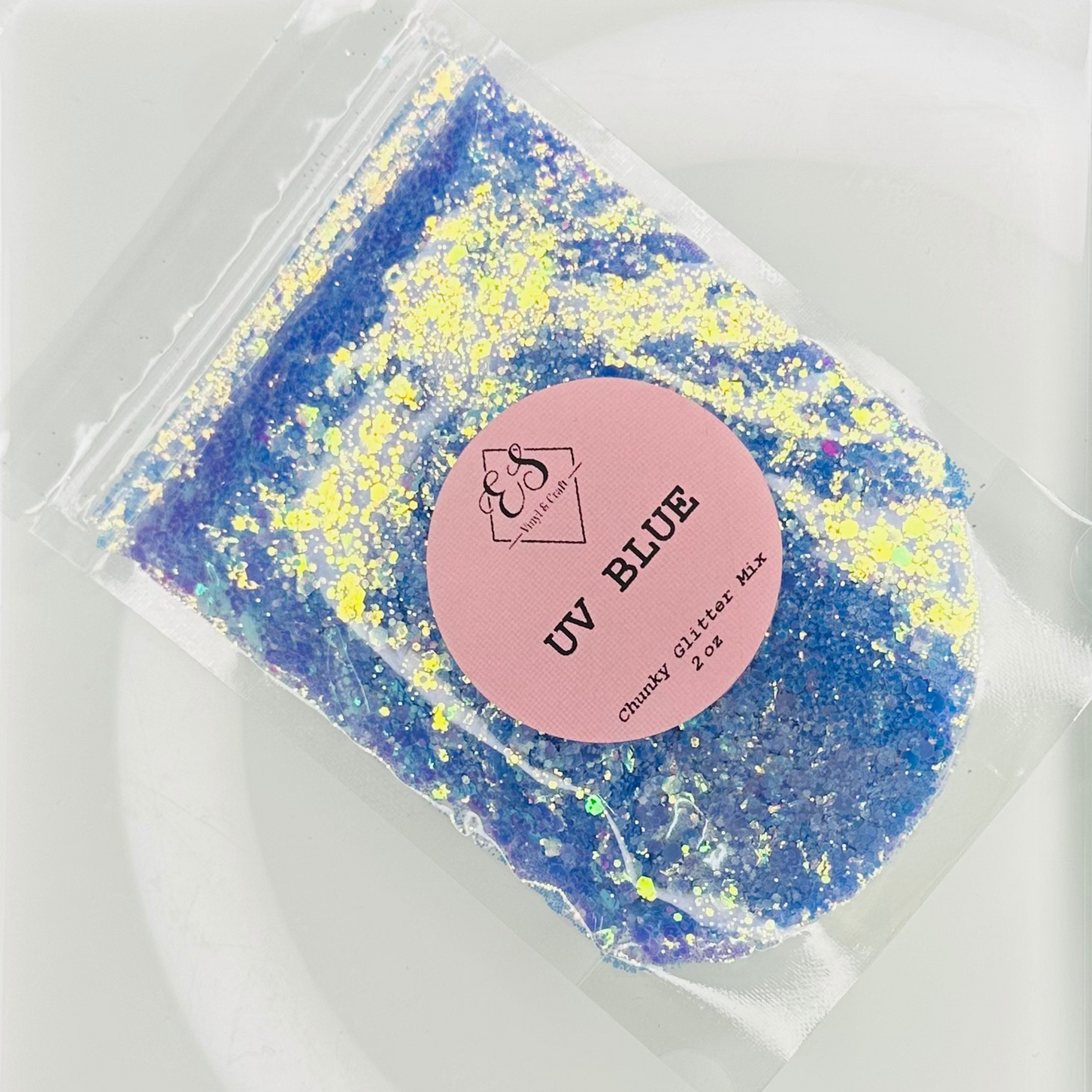 UV Blue - UV Chunky Glitter Mix image 1