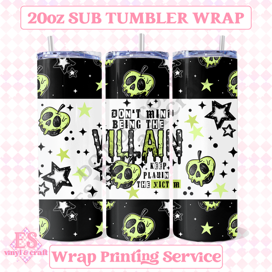 Villain - Full 20oz Tumbler Sublimation Print image 0