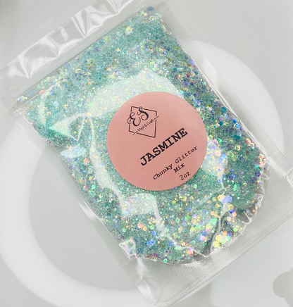 Jasmine - Holographic Chunky Glitter Mix image 0