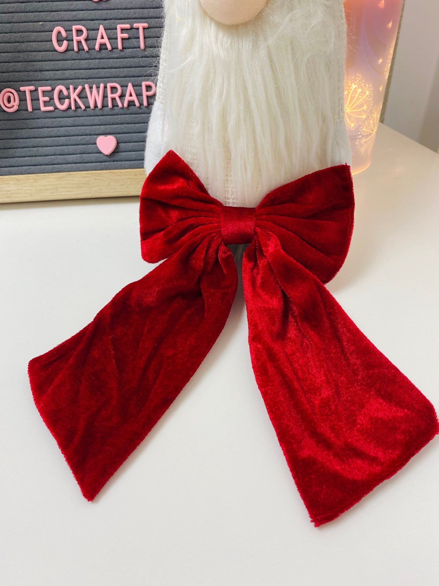 Velvet Hair Bow image 0