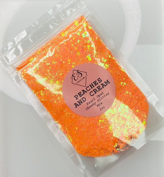 Peaches & Cream - Pearl Opal Chunky Glitter Mix image 0