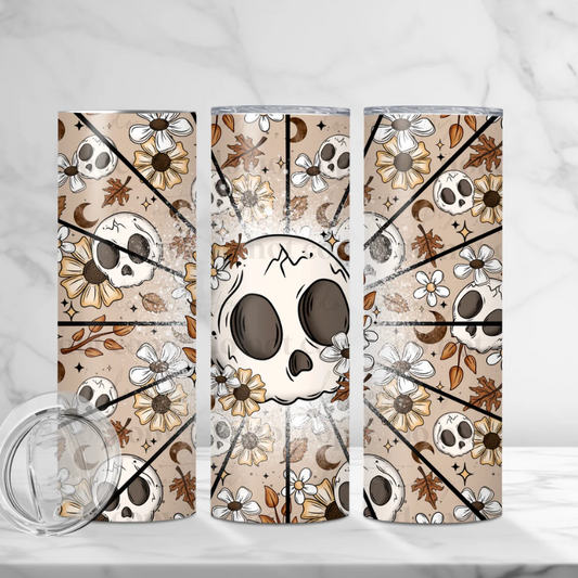 Autumn Skellie - Full 20oz Tumbler Sublimation Ready To Print image 0