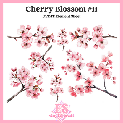 Cherry Blossoms - UVDTF (A4 Sheet) 210mm x 300mm image 6