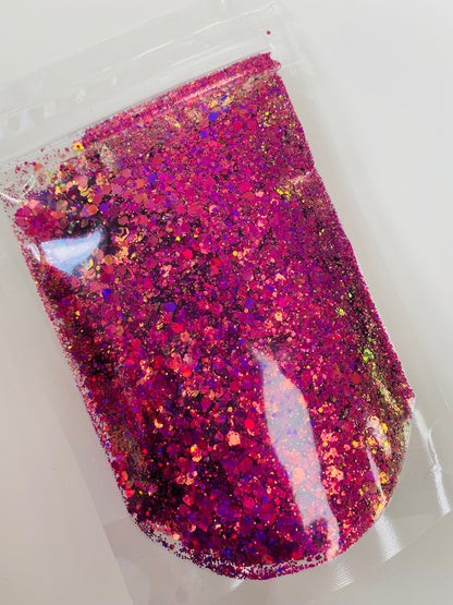 Pink Sapphire - Colour Shift Chunky Glitter Mix image 1