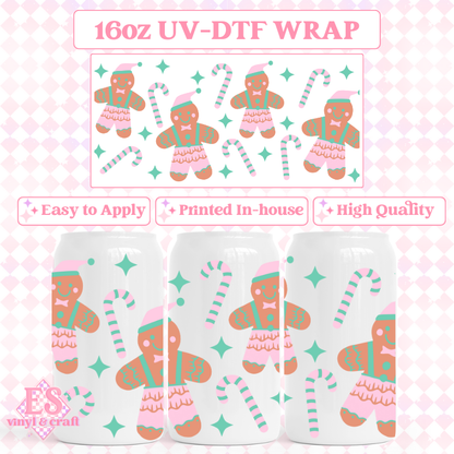 Christmas - 16oz Beer Can / Libbey UV-DTF Transfers image 13