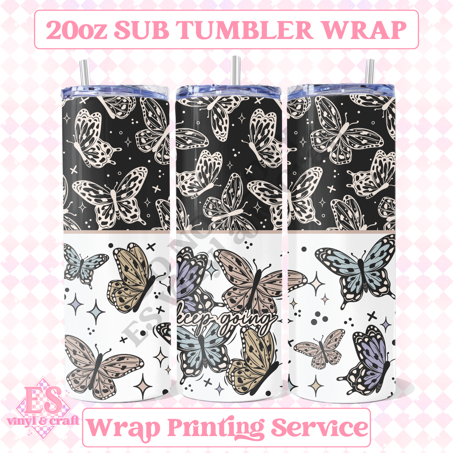 Keep Going - Full 20oz Tumbler Sublimation Print image 0