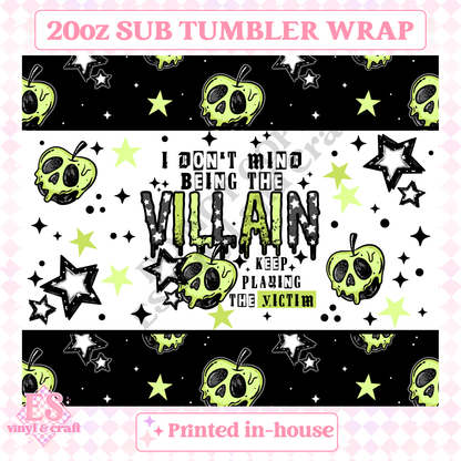 Villain - Full 20oz Tumbler Sublimation Print image 1