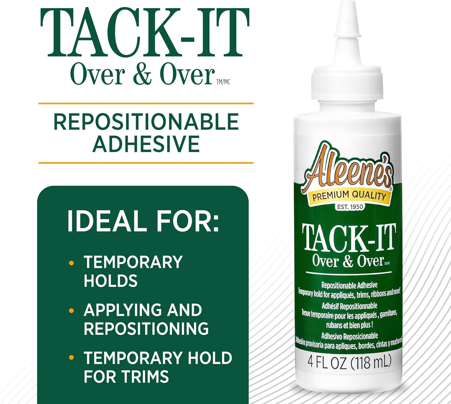 Aleene's Tack-It Over & Over 118ml, 4oz image 3