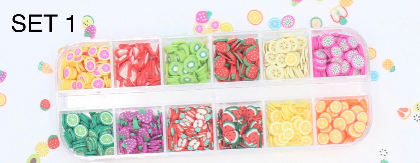 Polymer Clay Fruit Slice Sets image 1