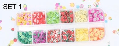 Polymer Clay Fruit Slice Sets image 1