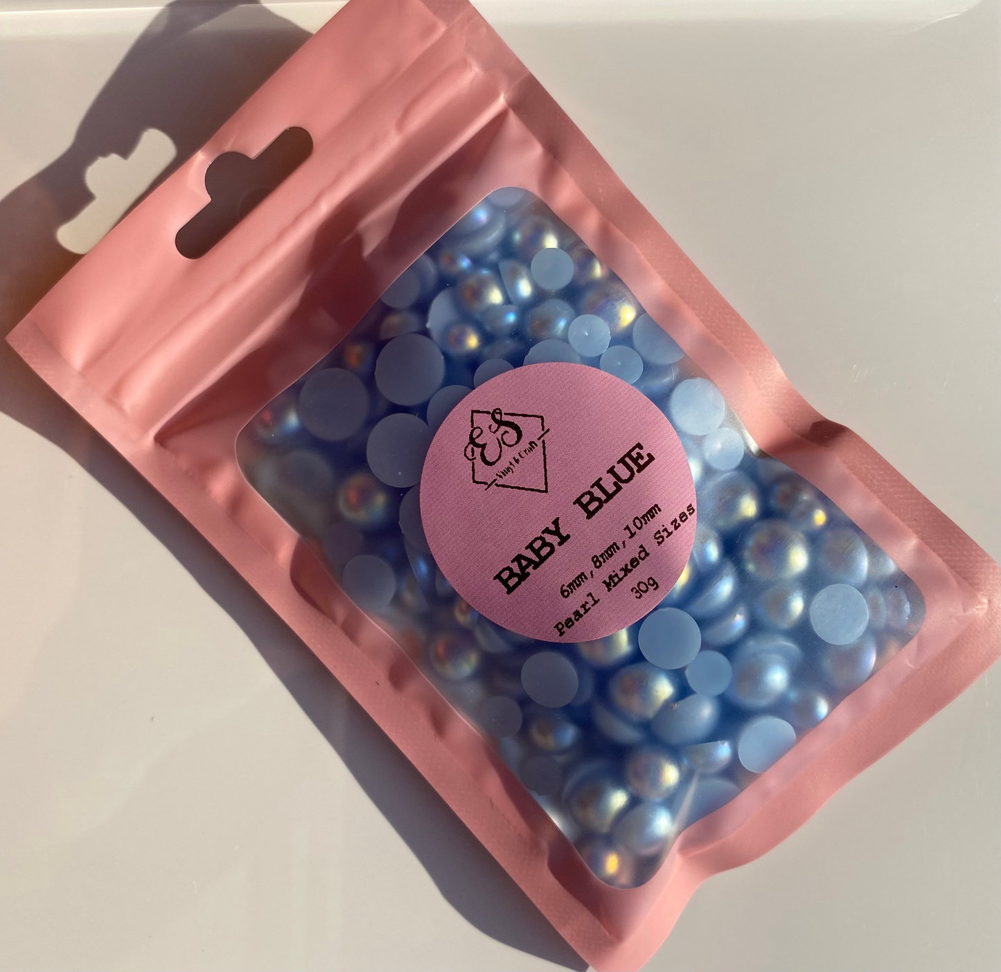Baby Blue  - Pearl Mix 6mm, 8mm & 10mm image 1