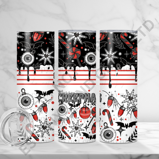 Creepmas - Full 20oz Tumbler Sublimation Ready To Print image 0