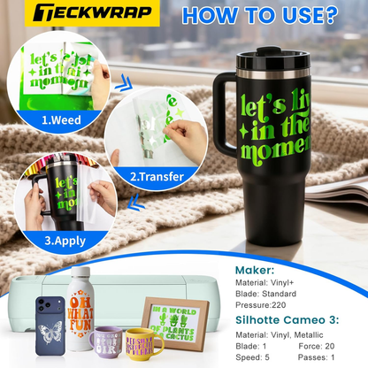Teckwrap A4 Sheet Bundle - Bubble Free Mirror Chrome image 1