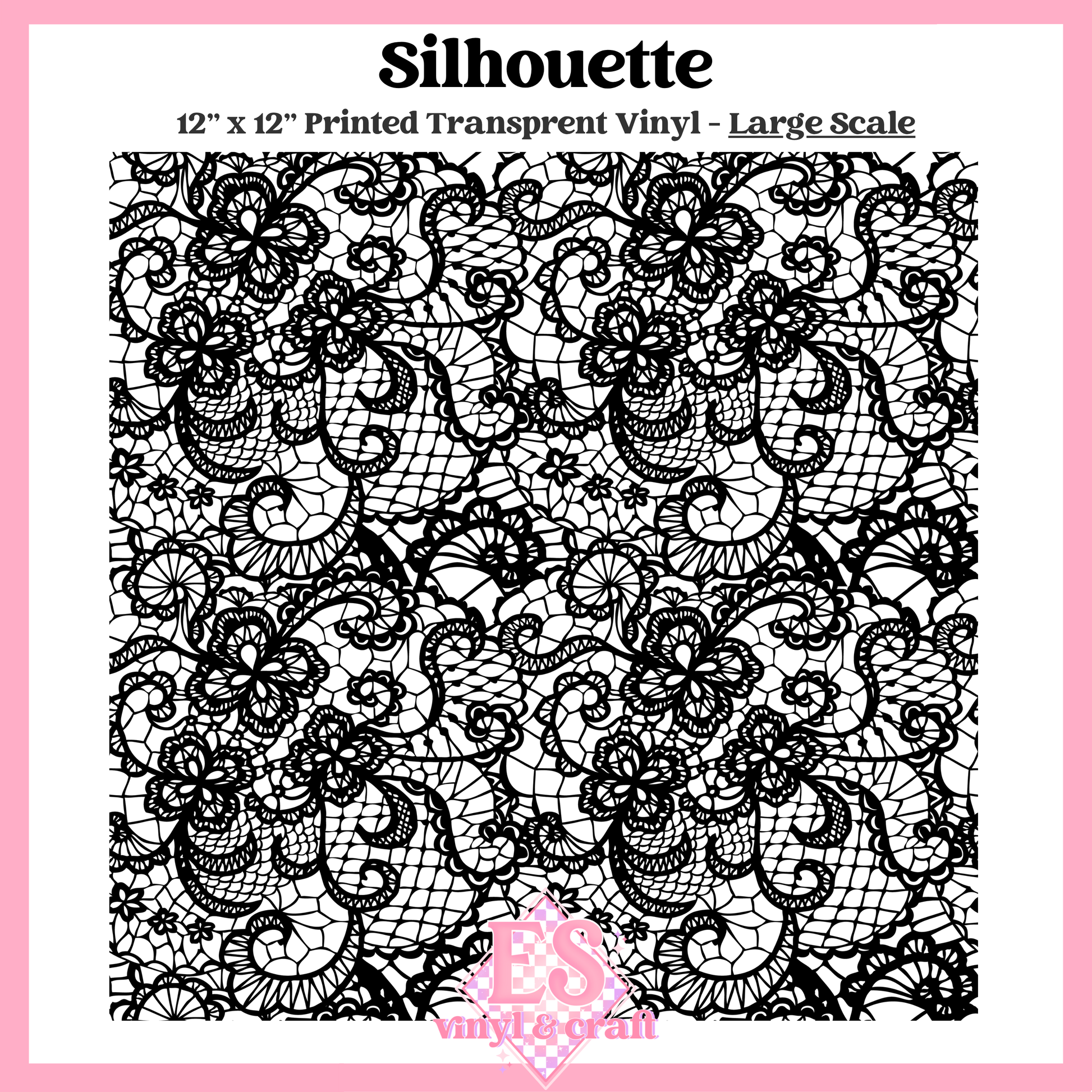 Silhouette Transparent - Small or Large Scale Options - 12" x 12" Sheet image 2