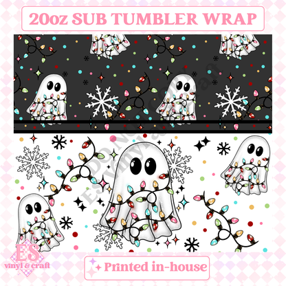 Ghost Lights - Full 20oz Tumbler Sublimation Print image 1