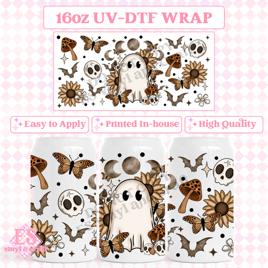 Autumn Cottagecore - 16oz Beer Can / Libbey UV-DTF image 0