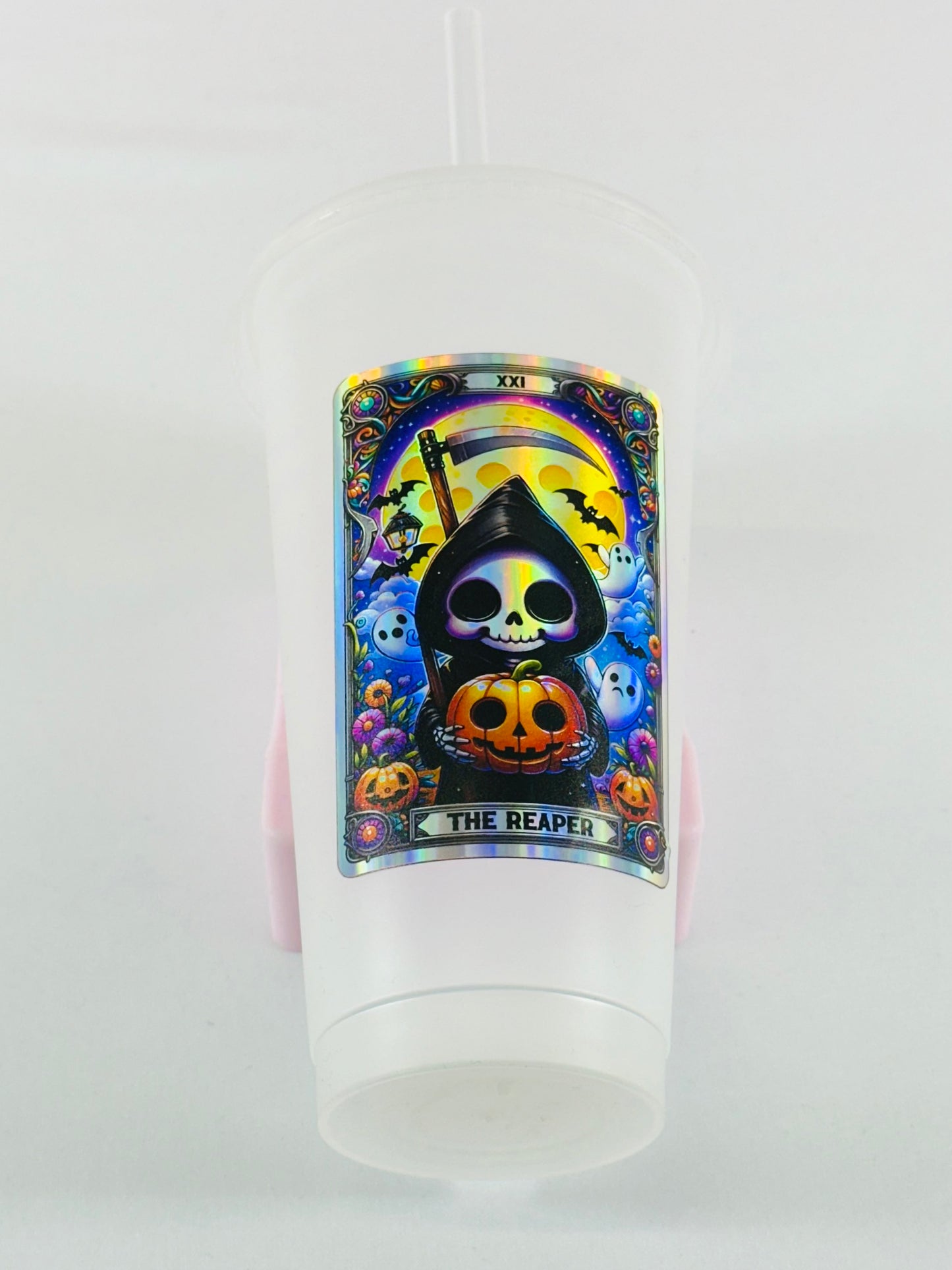 Halloween Tarot Card Decals - Holographic Rainbow Silver Section 1 image 9