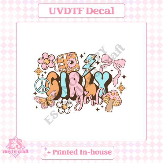 Girly Girl - UV-DTF Decal Transfer image 0