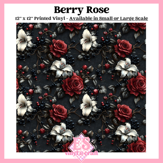 Berry Rose - Small or Large Scale Options - 12" x 12" Sheet image 0