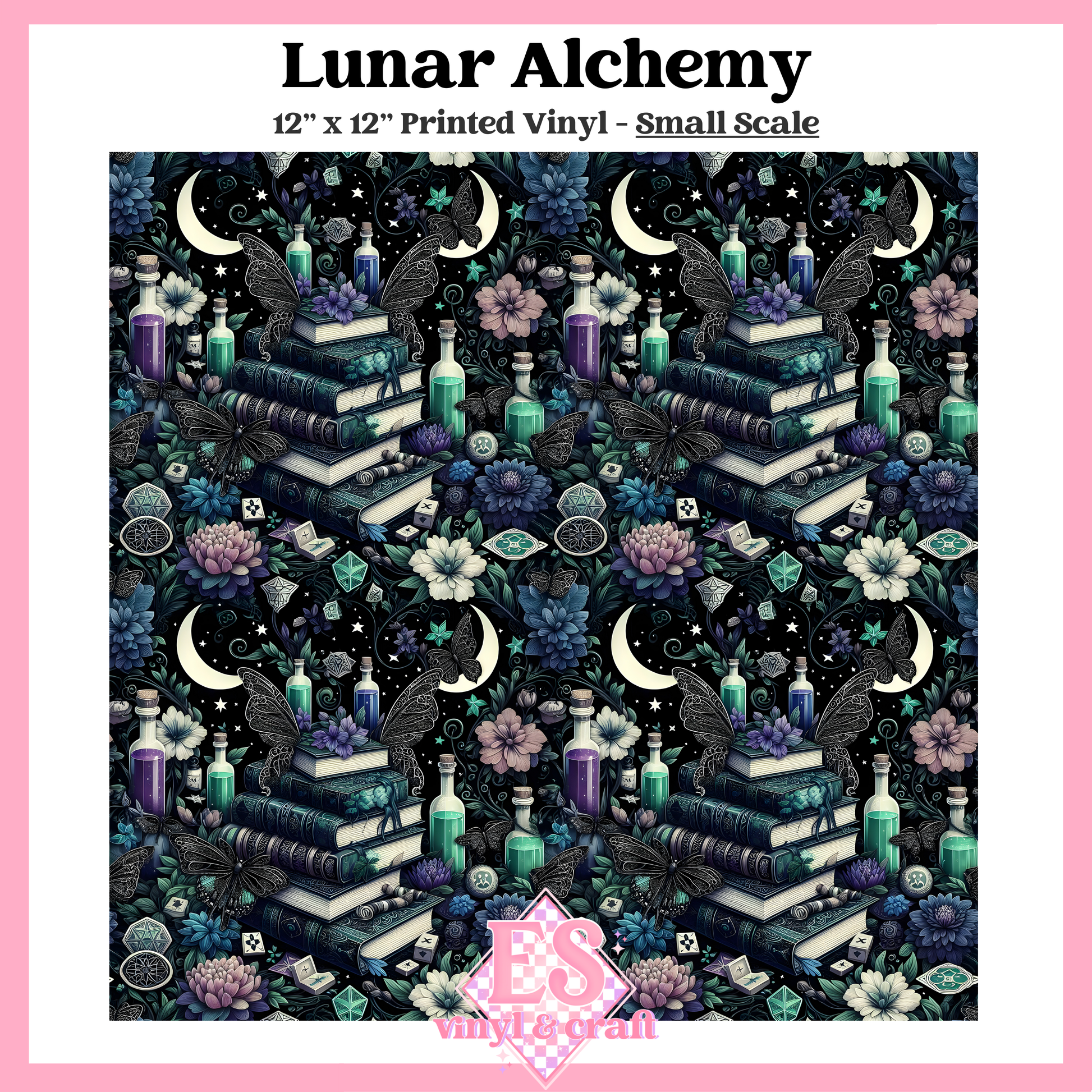 Lunar Alchemy - Small or Large Scale Options - 12" x 12" Sheet image 1