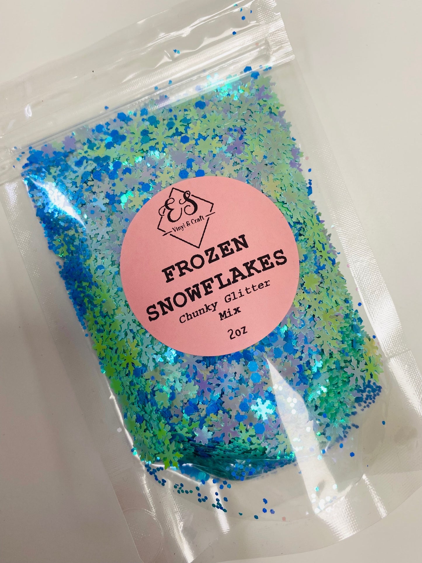 Frozen Snowflakes - Chunky Glitter Mix image 2