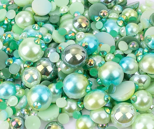 Lagoon - Pearl & Rhinestone Mix image 0