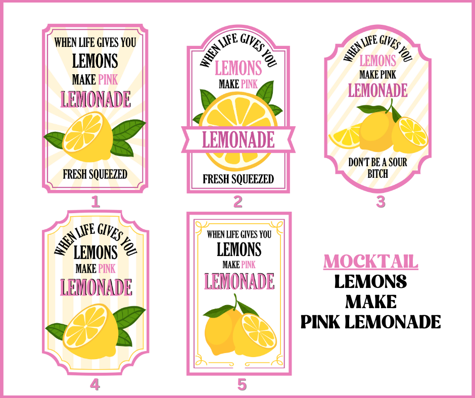 When Life Gives You Lemons Make Pink Lemonade image 0