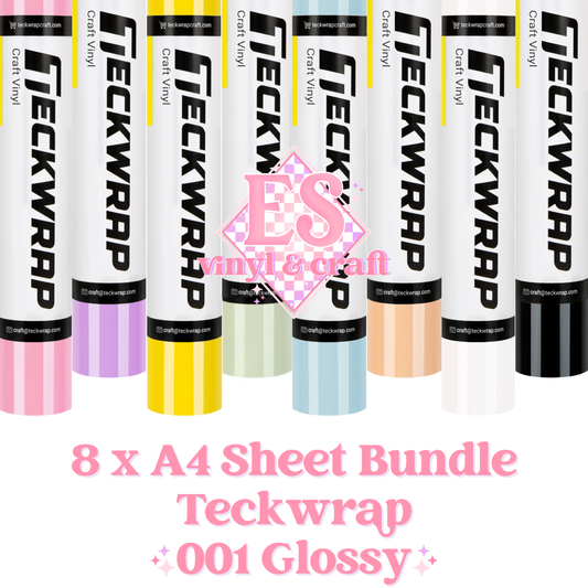Teckwrap A4 Sheet Bundles - 001 Matte or Glossy image 0