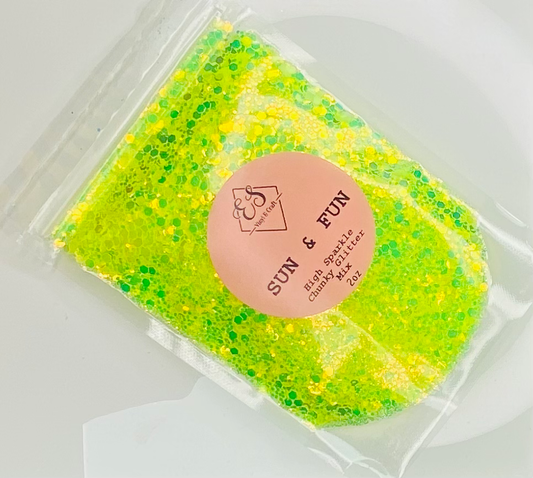 Sun and Fun - High Sparkle Chunky Glitter Mix image 0