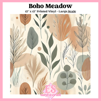 Boho Meadow - Small or Large Scale Options - 12" x 12" Sheet image 2
